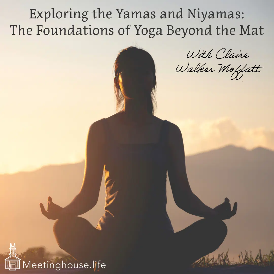 Yoga person for blog post on Exploring the Yamas and Niyamas: The Foundations of Yoga Beyond the Mat