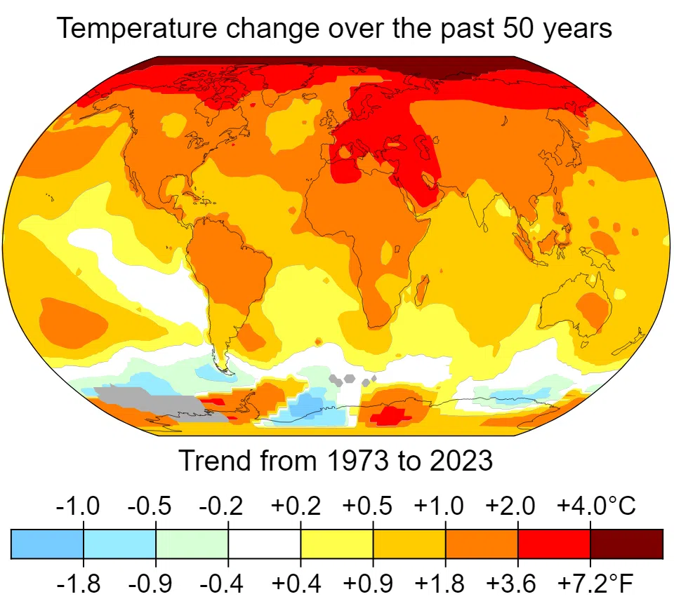 Global Warming Map