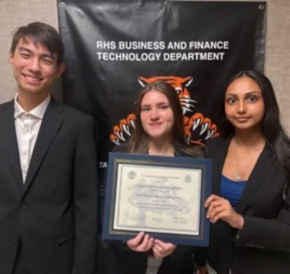 Link to Ridgefield FBLA Honored with State Education Award