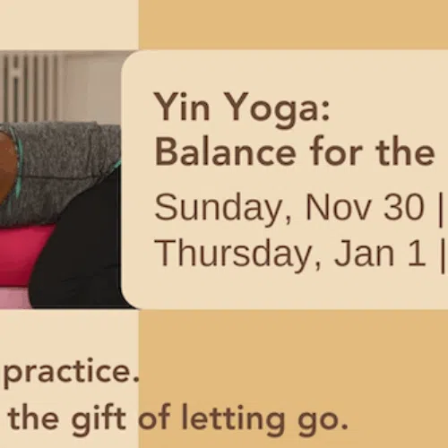 Link to Yin Yoga: Balance for the Holidays