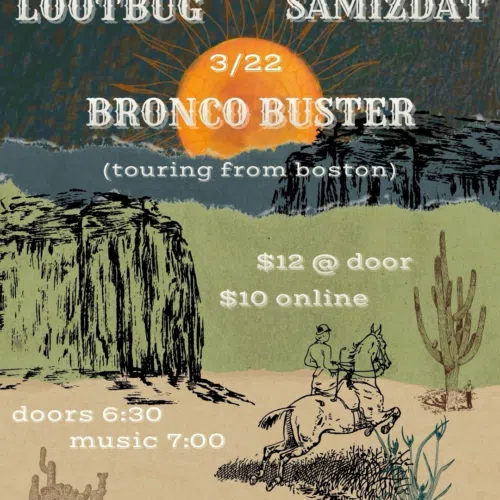 Link to Live Music in Shield’s Hall: Lootbug, Samizdat, Bronco Buster