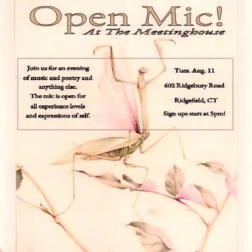 Link to Open Mic in Shield’s Hall!